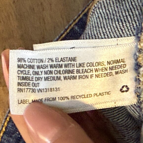 Universal Thread High Rise Flare Jeans Womens 8 Dark Blue Denim - Picture 3 of 6